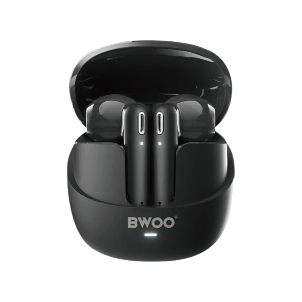  Bwoo BO-BW98-BK ENC Black TWS Bluetooth Earbuds 