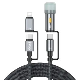  BWOO BO-X307 60W 1.2M 4-in-1 Type C Cable 