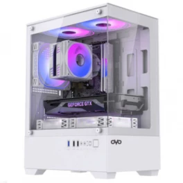  OVO CC219501W 3X-ARGB ICE Cube Gaming Casing 