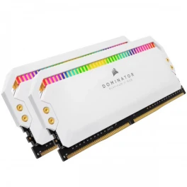  Corsair DOMINATOR PLATINUM RGB 16GB (2x8GB) DDR4 3600MHz C18 RAM Kit White 