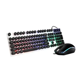  FOREV FV-Q90 Wired Glow Gaming Keyboard & Mouse Set 