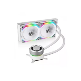  Lian Li Galahad AIO UNI FAN SL Edition 240mm Liquid CPU Cooler (White) 