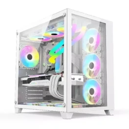  PC POWER ICEBERG WHITE ATX GAMING CASING 