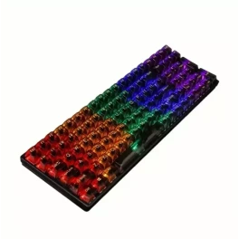  JEDEL KL-122 Transparent RGB Linear Switch Mechanical Keyboard 