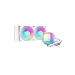  DeepCool LE240 WH V2 240mm ARGB Liquid CPU Cooler White 