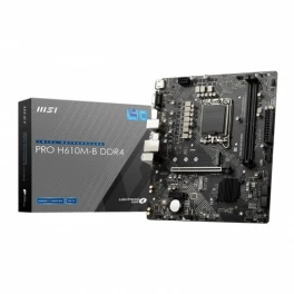 MSI PRO H610M-B DDR4 12th Gen Micro-ATX Motherboard 