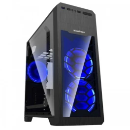  MaxGreen G563BL Window ATX Casing 