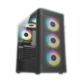 PC Power PP-GS2410 BK DX Mesh ATX Desktop Gaming Casing 