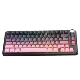  T-wolf T40 Tri Mode Pink Gaming Mechanical Keyboard 