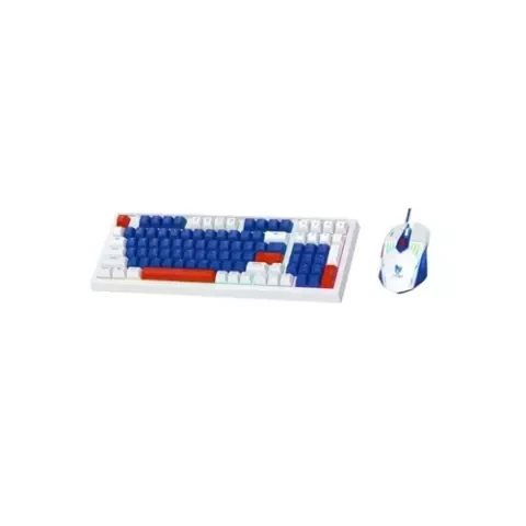  T-Wolf TF610 RGB Gaming Keyboard Mouse Combo (Blue & White) 
