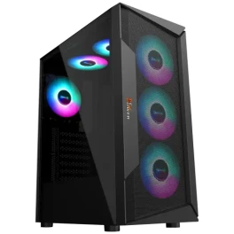  Pc Power VOX MESH Black ATX Gaming Casing 