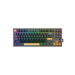  JEDEL WKL-102 RGB Hot Swappable Tri-Mode Wireless Mechanical Keyboard - Blue Switch 