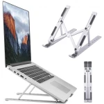  Adjustable & Foldable 10" to 17.5" 6 Angles Travel Laptop Stand 