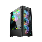  OVO E335D MID TOWER GAMING RGB CASE 