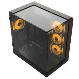  Monarch Aqua X7 ARGB ATX Gaming Case Black 