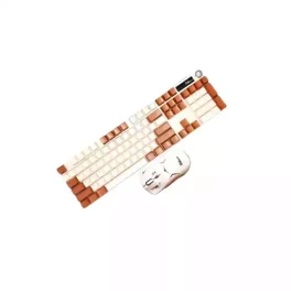  PC POWER FURY COMBO BROWN RGB GAMING KEYBOARD AND MOUSE 