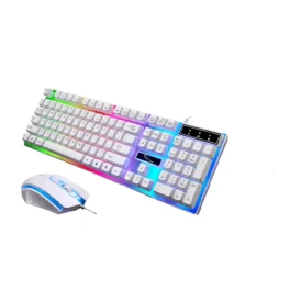 Original G21B RGB Keyboard Mouse White Combo