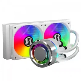  Lian Li Galahad 240 ARGB All in One Liquid CPU Cooler (White) 