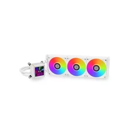  Lian Li Galahad II LCD ARGB 360mm AIO Liquid CPU Cooler (White) 