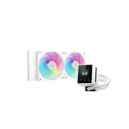  DeepCool MYSTIQUE 240 ARGB All In One Liquid CPU Cooler (White) 