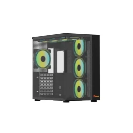 PC Power PP-H40 V2 BK ICEBERG V2 Black Desktop Gaming Casing