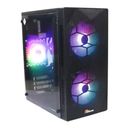  PC Power PP-X2603 BK Micro-Atx Shattered Web Mesh Computer Case 