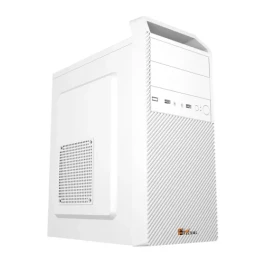  PC Power Pro Case V1 WH Desktop Casing with Power Supply 