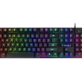 T-Wolf T20 Wired RGB Gaming Keyboard