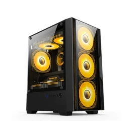  TECH POWER TM201 4 ARGB Black Gaming Casing 