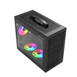  T-Wolf XPLENDER X5 BH ARGB M-ATX Portable Casing Black 